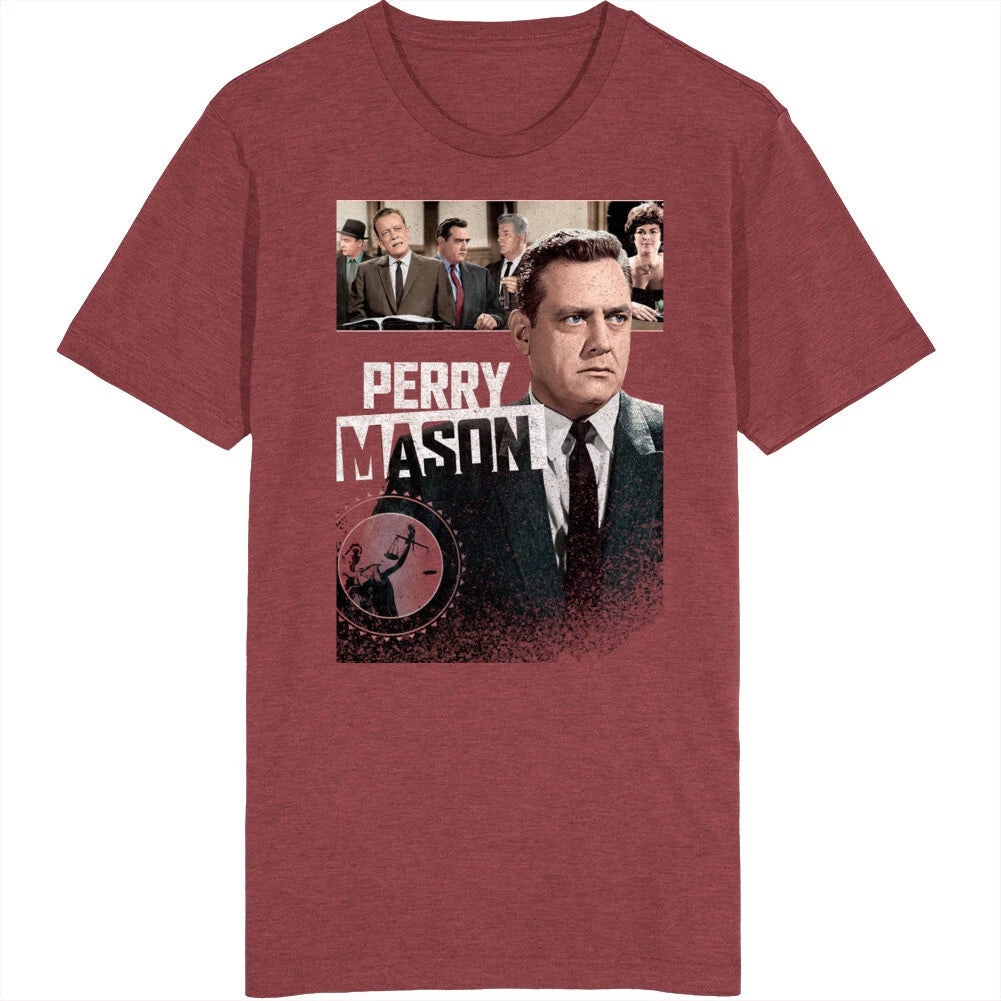 Perry Mason Retro 50s Tv Show Poster Vintage Unisex T Shirt