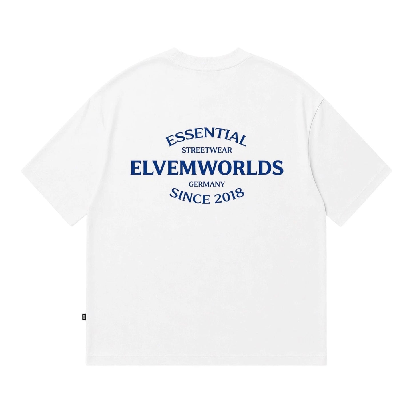 Streetwear T Shirt Mens Oversized Boxy Fit Heavy Cotton Loose White Premium