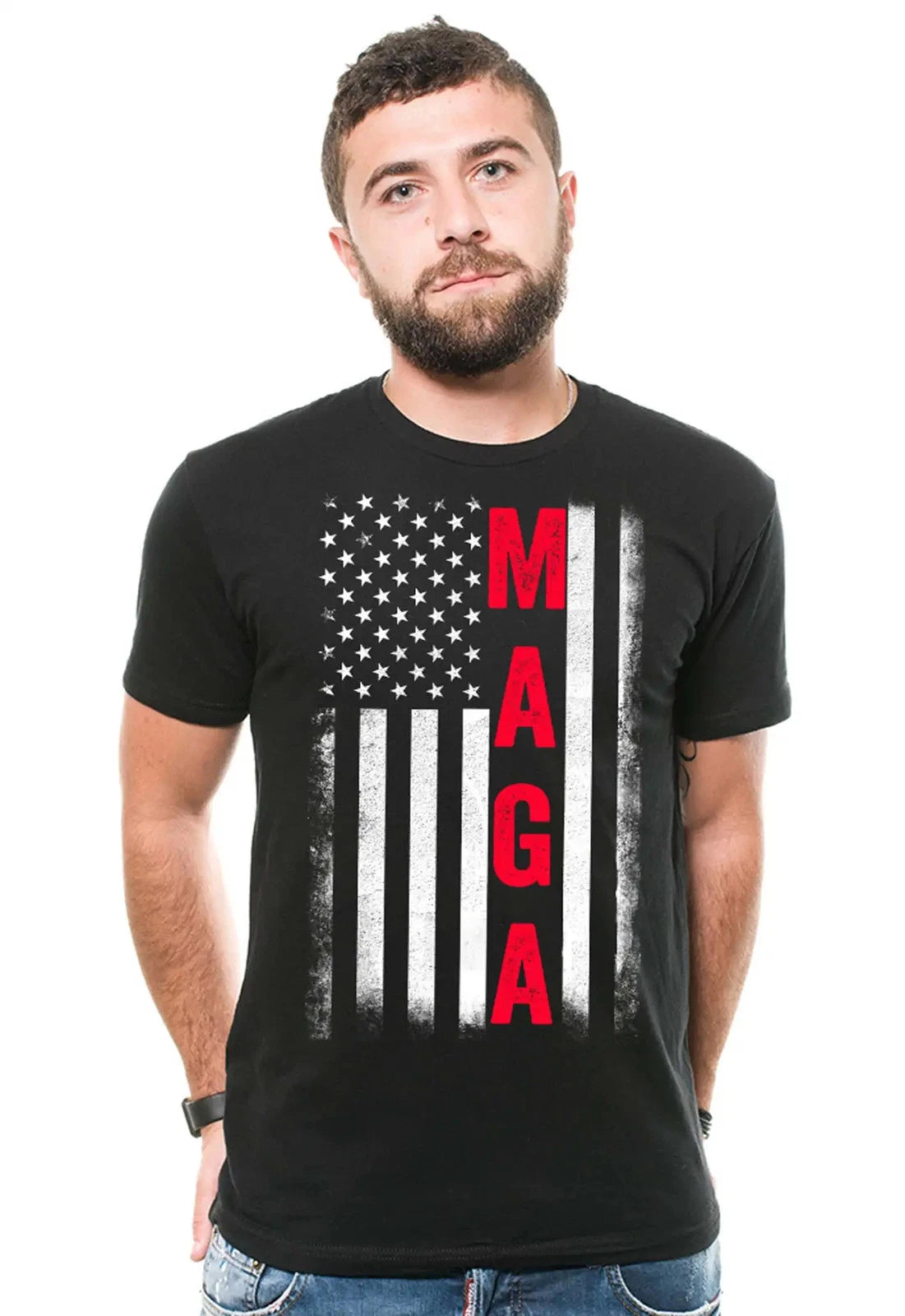 Maga Flag Shirt Donald Trump 2024 Shirt USA American Patriotic Flag Shirts