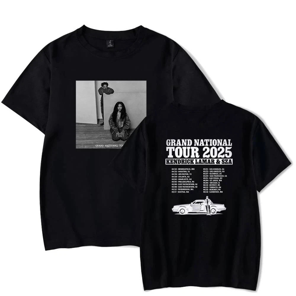 SZA Kendrick Lamar R&B Artist Graphic T Shirt Cotton Print Y2K Unisex S-3XL