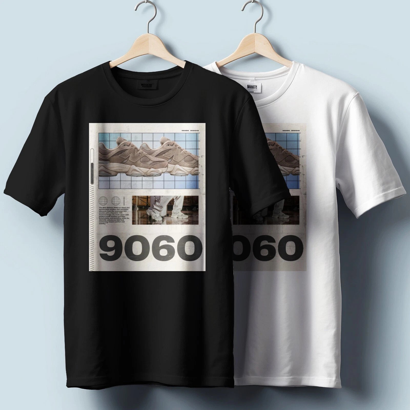 9060 Balance Sneaker T-Shirt – Iconic Style Graphic | Unisex Heavy Cotton