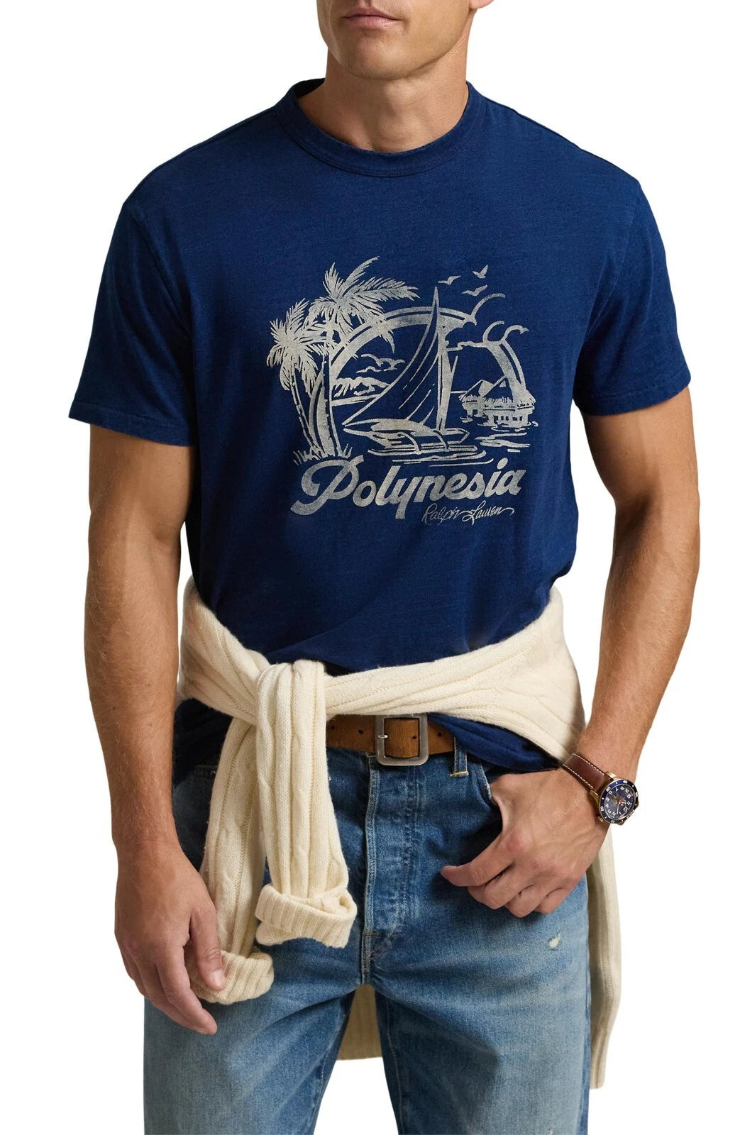 Polo Ralph Lauren Polynesia Graphic T-Shirt – Custom Slim Fit