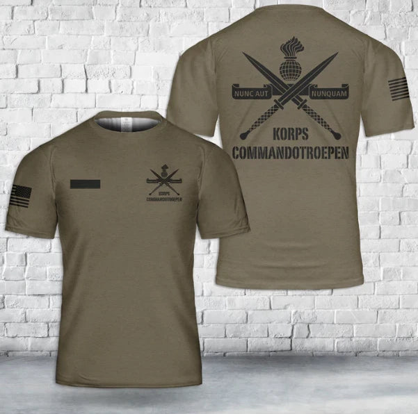 Custom Name Royal Netherlands Army Dutch Special Forces Korps Commandotroepen KC