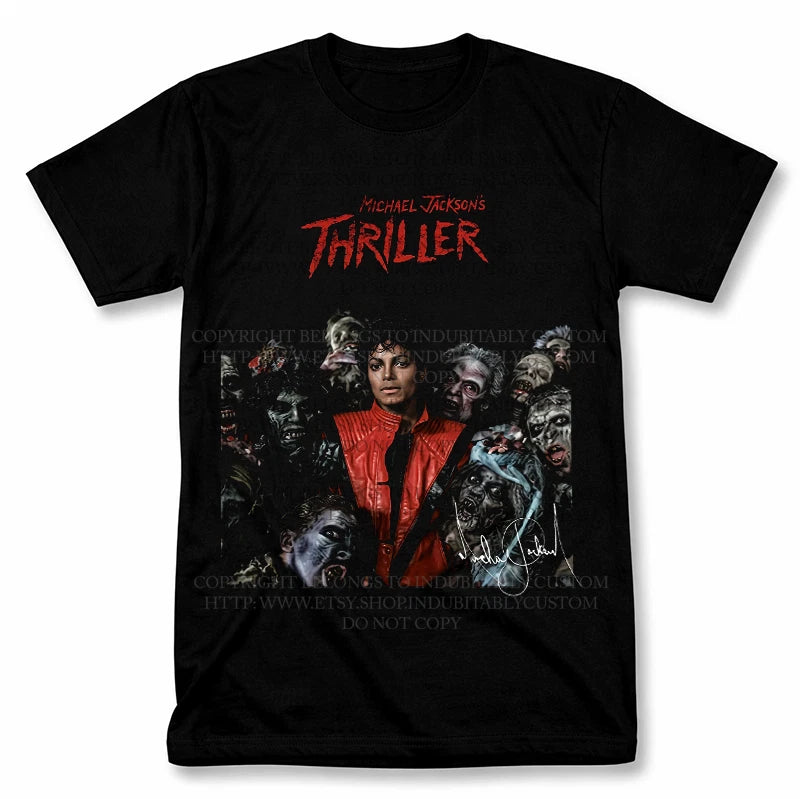 Michael Jackson Thriller 90's Graphic T Shirt Vintage Style Tee