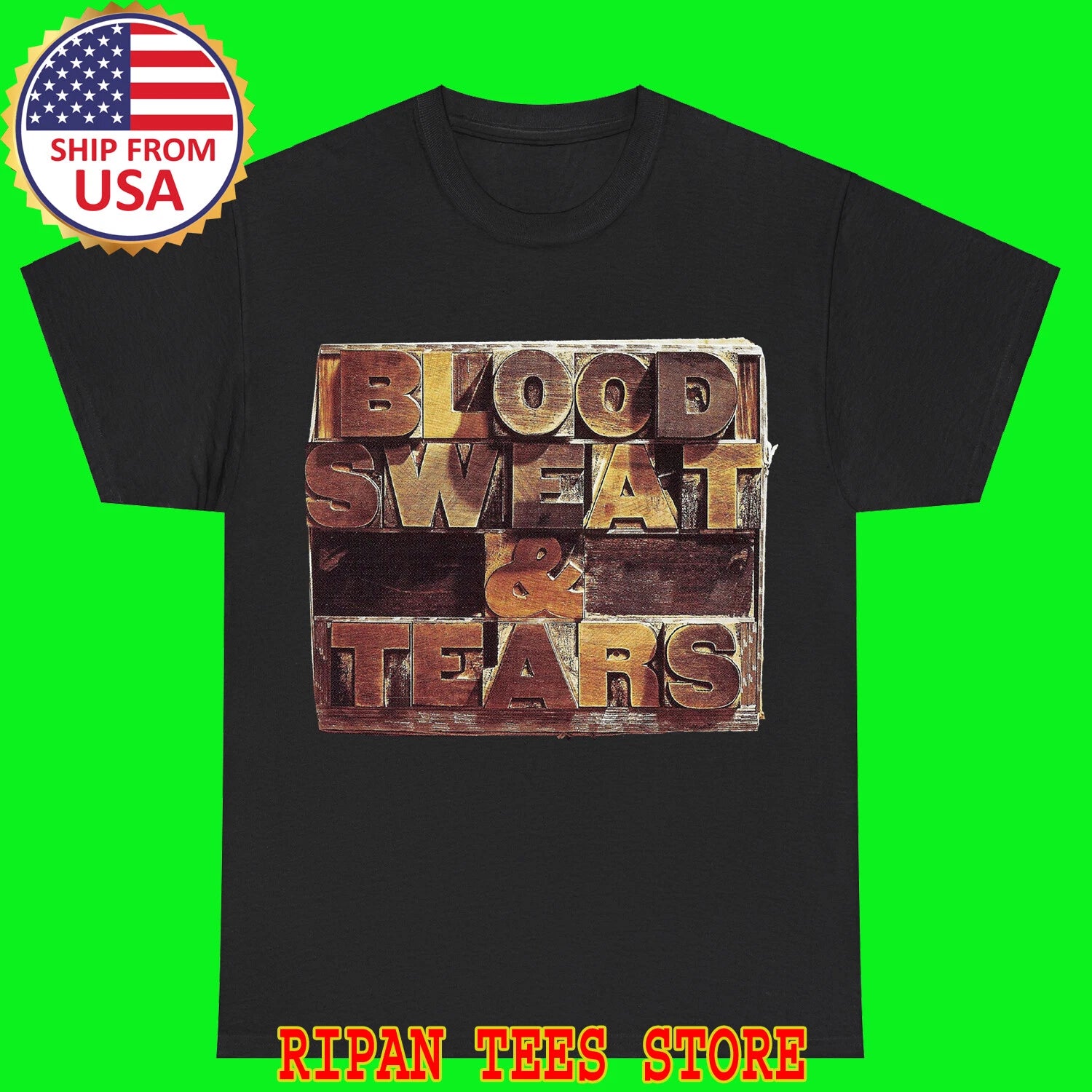 Blood Sweat & Tears Black Size S - 5XL