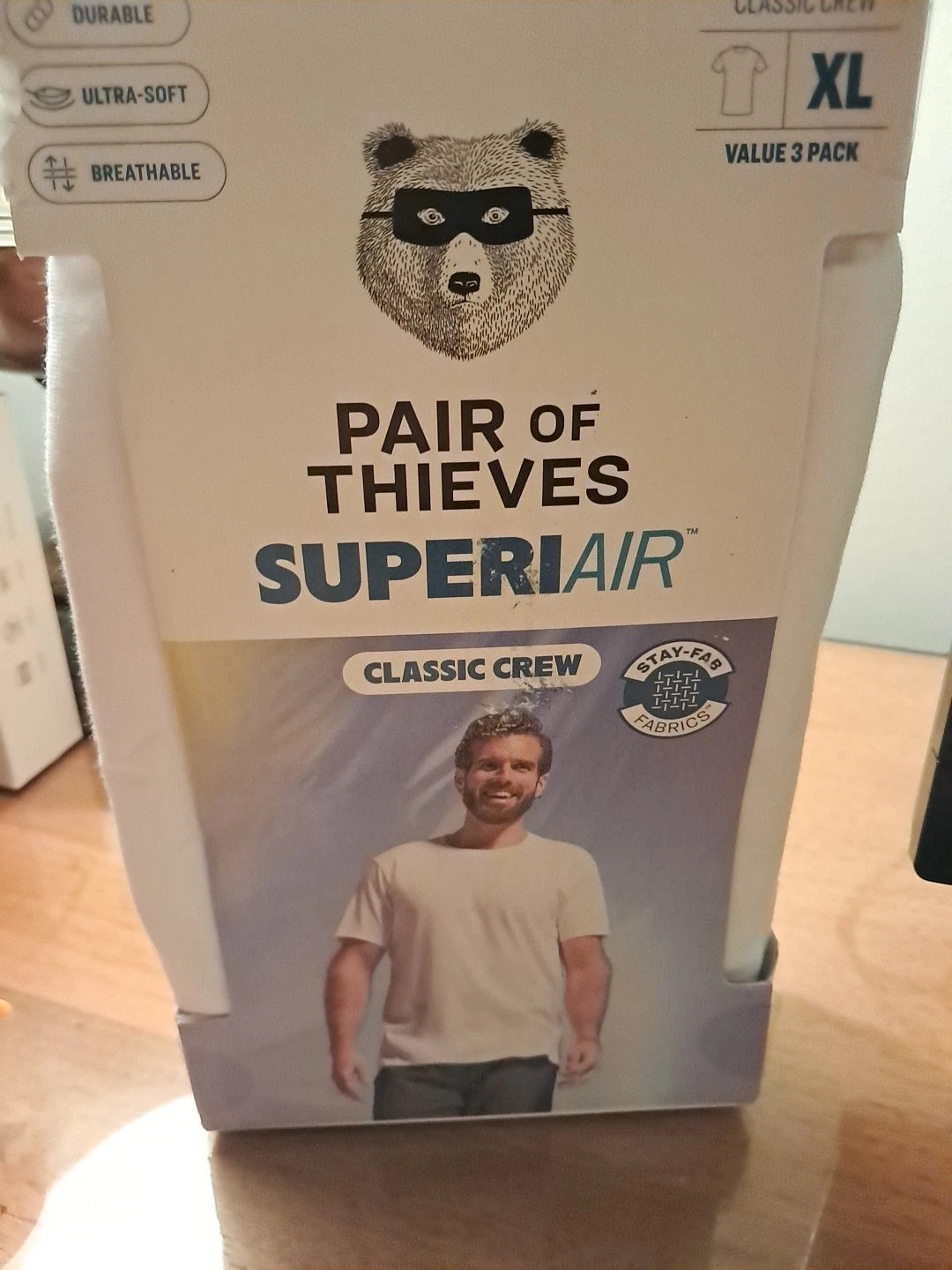 Pair Of Thieves Superiair Classic Crew Tee Shirts Size XL