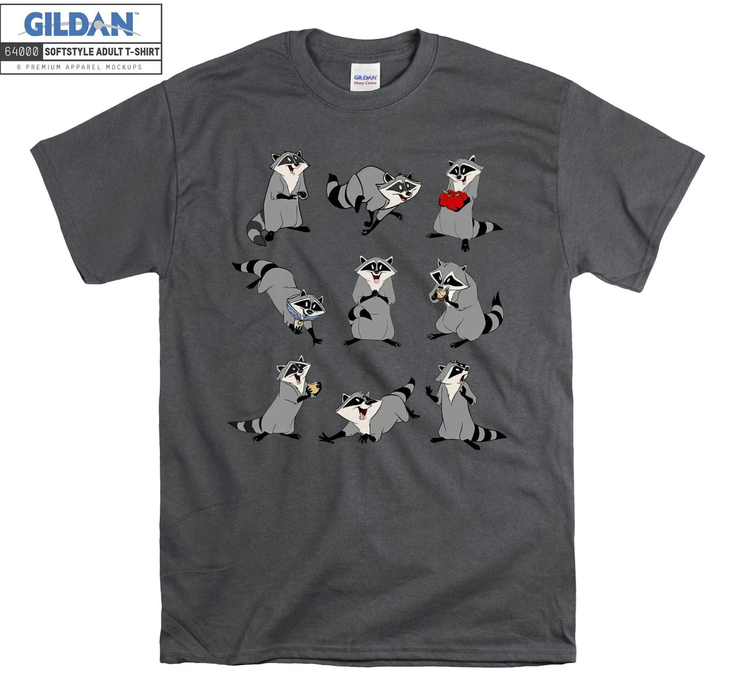 Meeko Pose Racoon Graphic  Pocahontas Hoodie Tshirt Men Women Unisex AB358