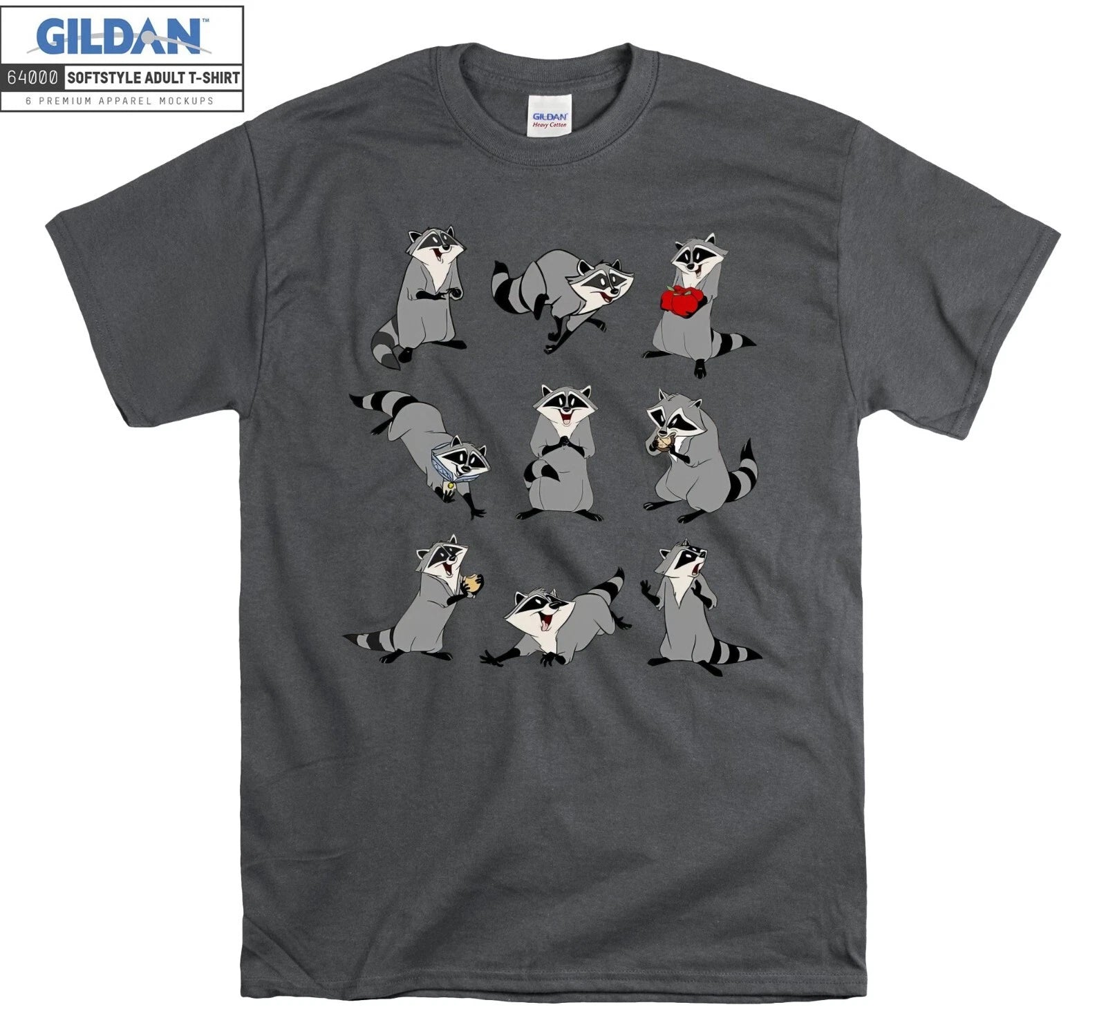 Meeko Pose Racoon Graphic  Pocahontas Hoodie Tshirt Men Women Unisex AB358