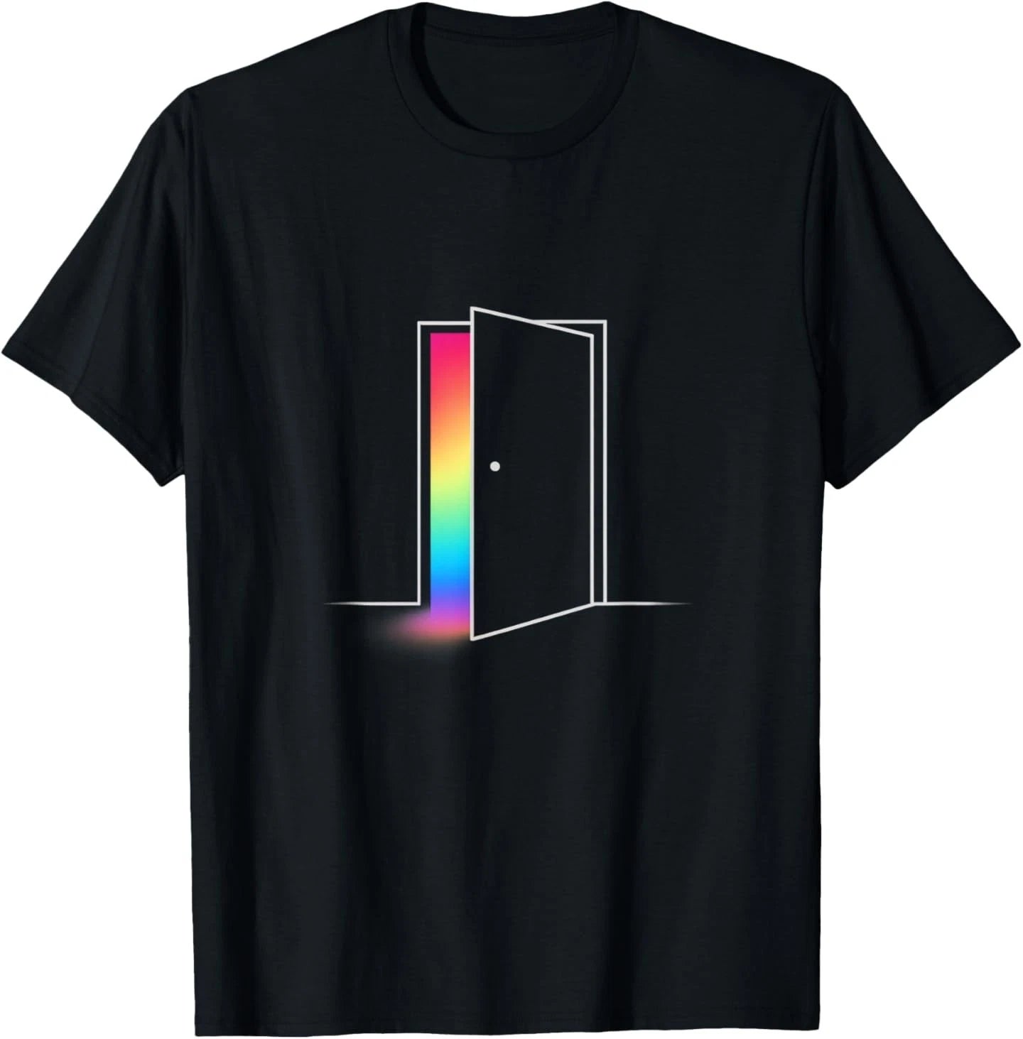Minimalist Open Door Light Design T-Shirt