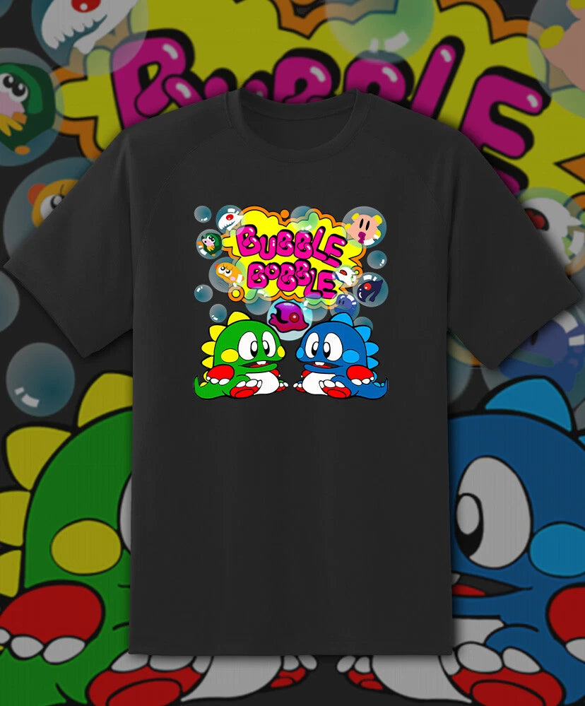 Bubble Bobble NES Retro Arcade Game Retro Video Game T Shirt  Fast Ship!