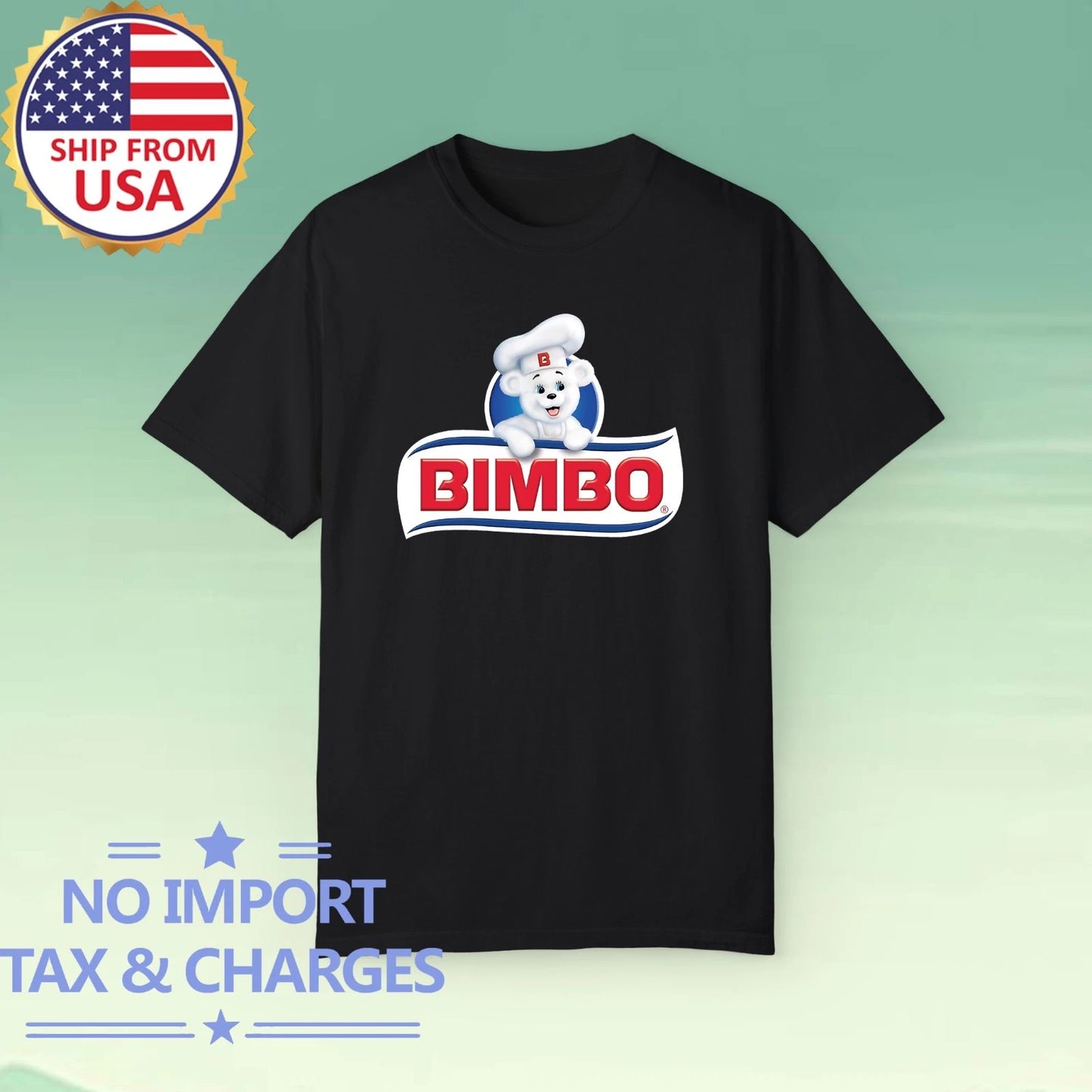 Bimbo Bread Retro Men's Black Size S-5XL
