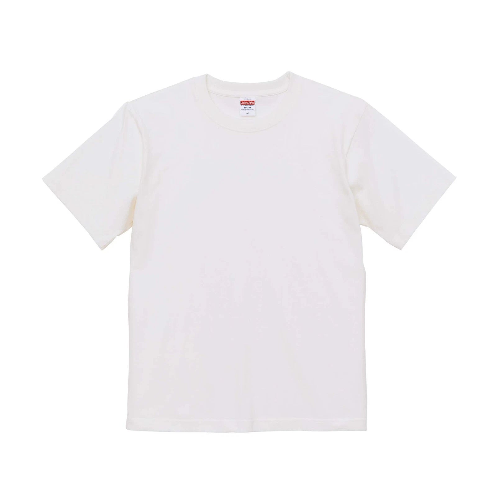 United Athle 6.2oz Premium T-Shirt 594201 [Men's] Vanilla white L