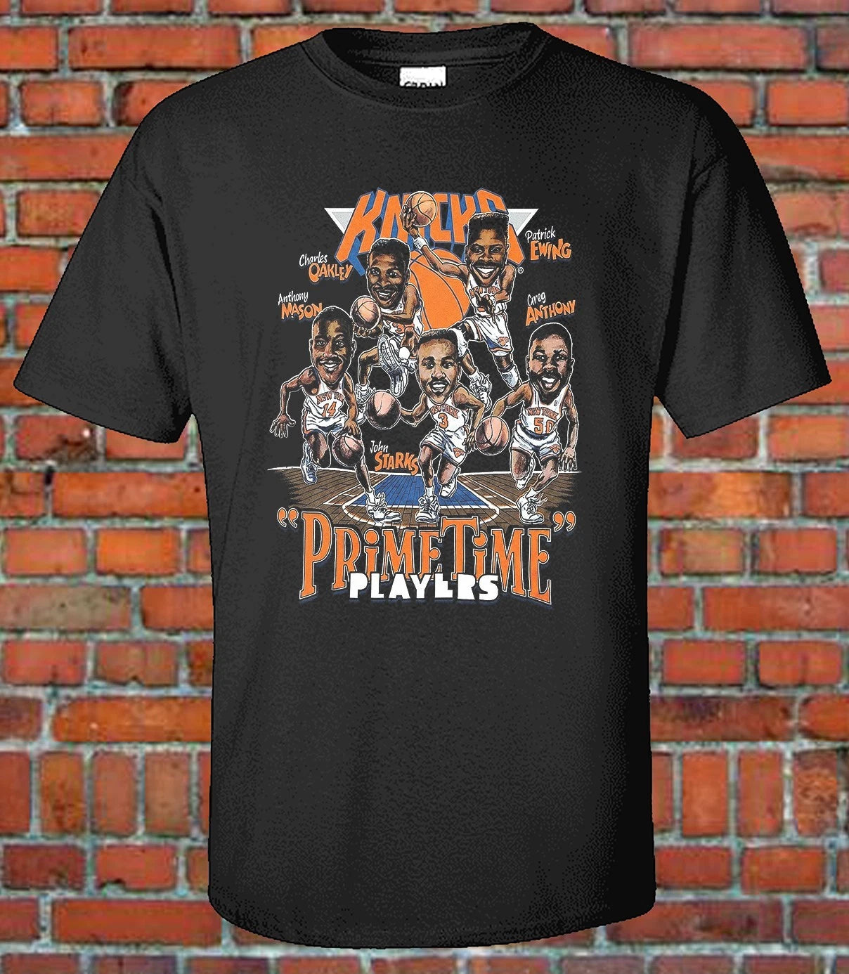 Vintage Recreated Knick Character Tee   - Bootleg Tee  -  Graphic T-Shirt
