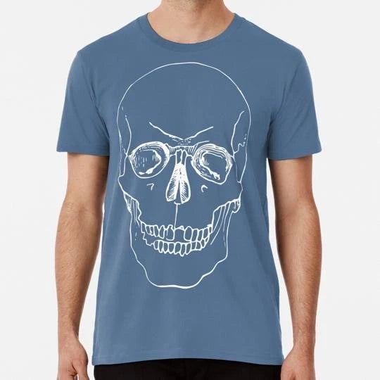 Simple Skull Size S to 5XL Made in the USA T-Shirt