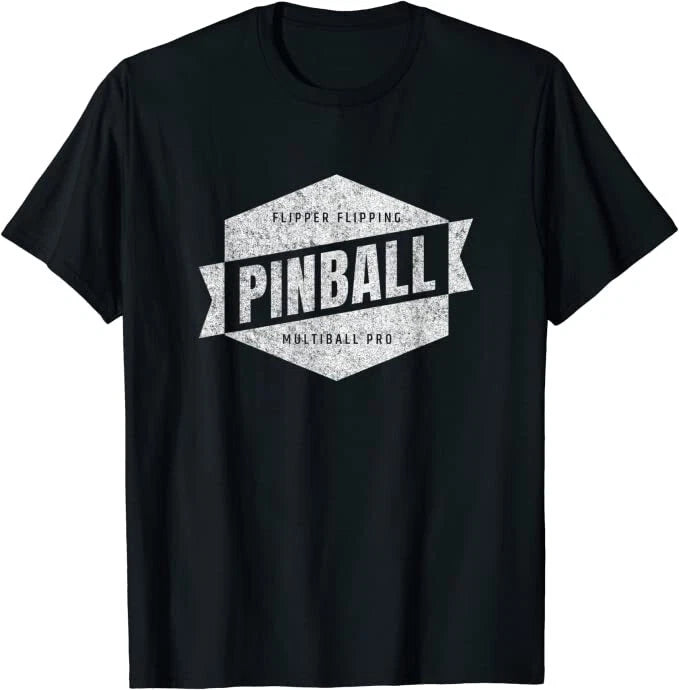 Retro Pinball Flipper Flipping Multiball Pro Design T-Shirt *NEW 10 Colors*