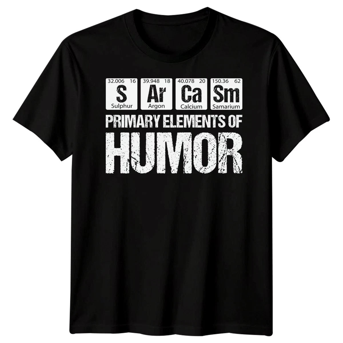 S Ar Ca Sm Primary Elements Of Humor Chemistry Humor Science Mens T Shirt