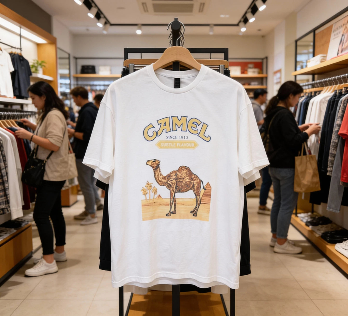 NEW Camel Cigarette vintage gold T-Shirt Unisex Cotton S-5XL
