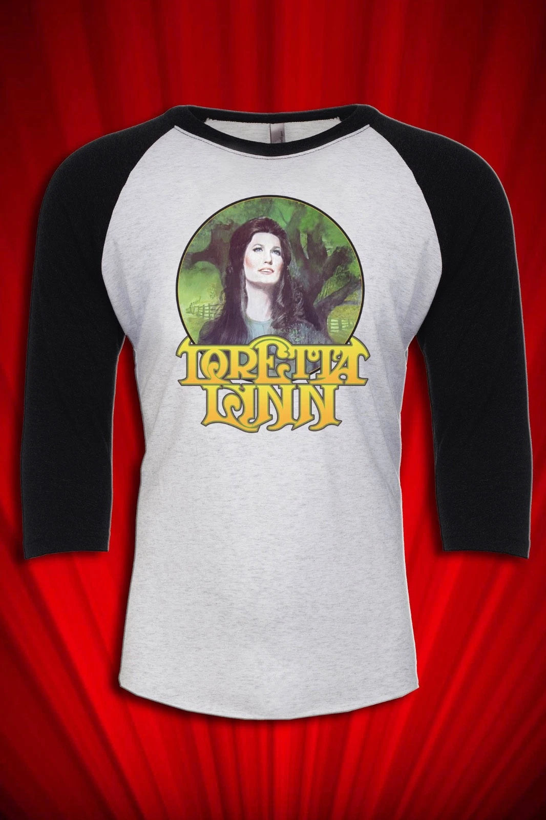 Loretta Lynn 1970s Tour Jersey Tee Nashville Legend UNISEX SM-XXL