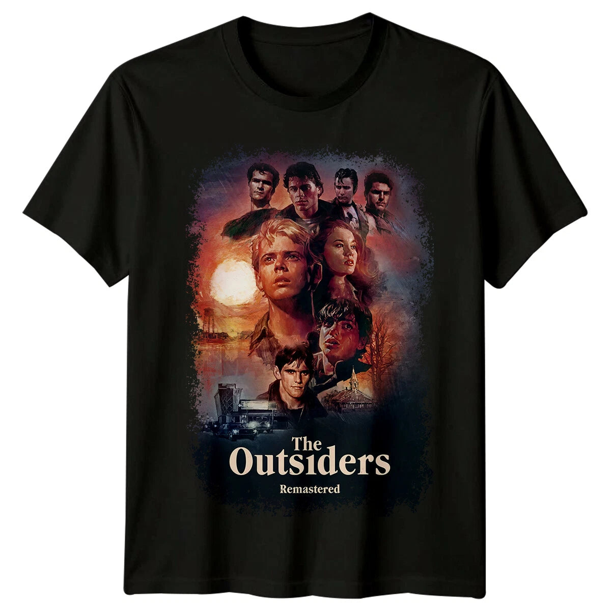 The Outsiders (1983) Movie Poster Inspired T-Shirt Retro 80s Tee Unisex