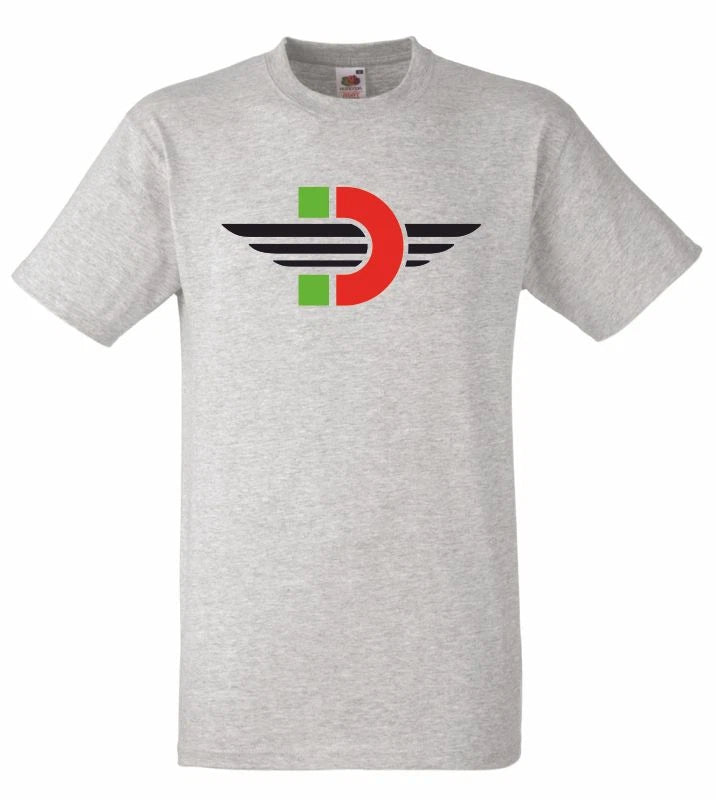 Ducati Retro  Style Motorcycle Printed T Shirt in 6 Sizes