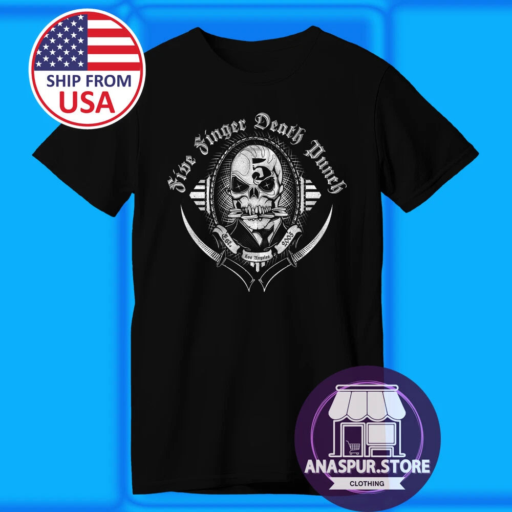 Five Finger Death Punch FFDP Men's Black Size S-5XL
