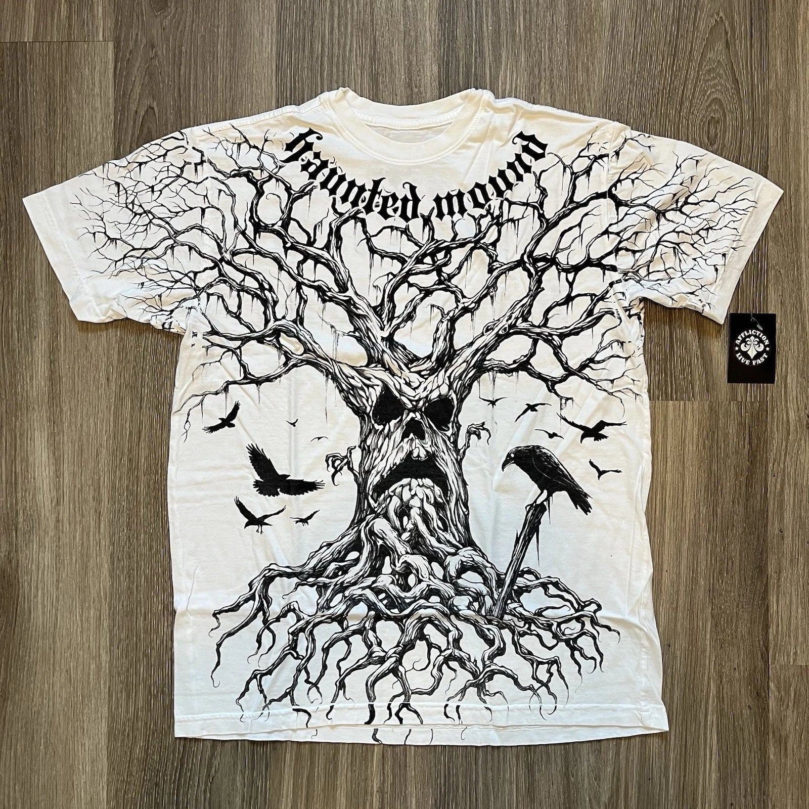 Affliction Haunted Mound Harold T Shirt