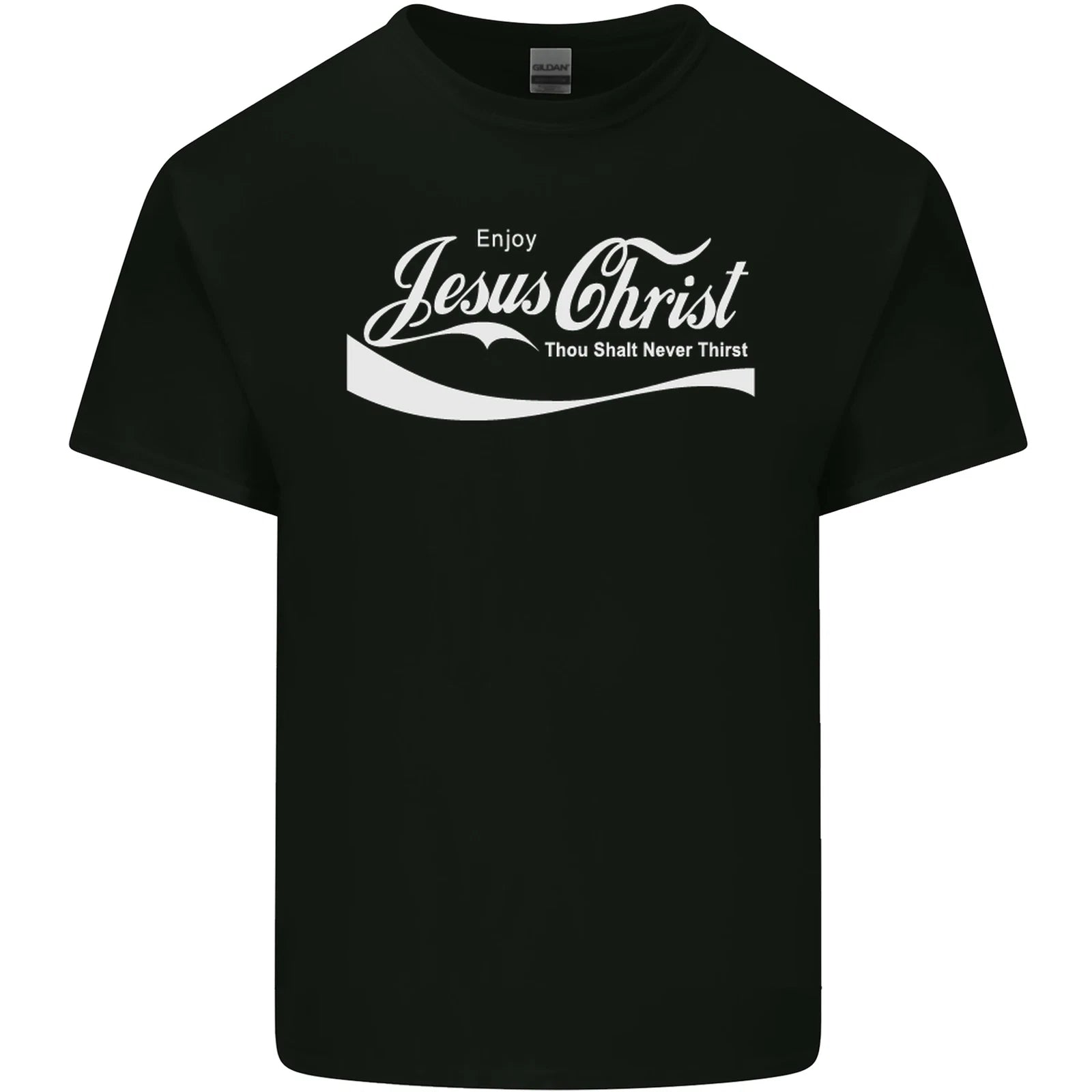 Enjoy Jesus Christ Funny Christian Mens Cotton T-Shirt Tee Top