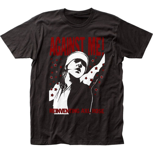 Against Me Reinventing Axl Rose Mens T Shirt Music Classic Rock Band Tee Black