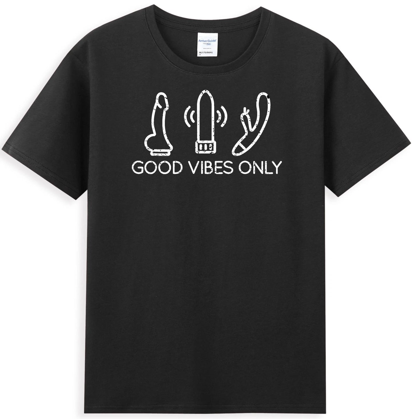 Good Vibes Only Funny Meme Sarcastic Quote T-Shirt