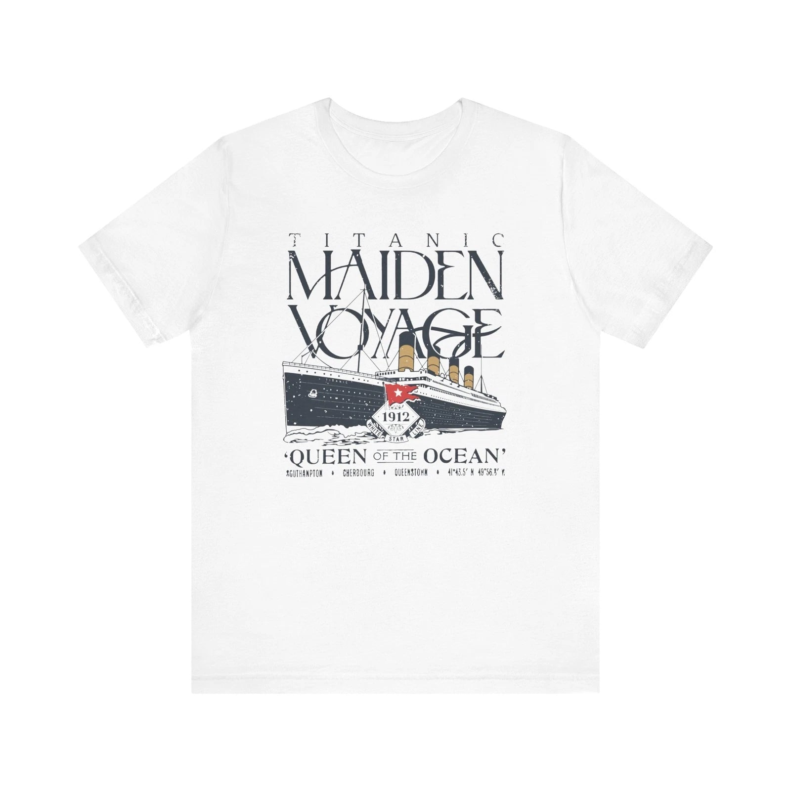 Titanic Shirt, 1912 White Star Line Crew Unisex T-Shirt