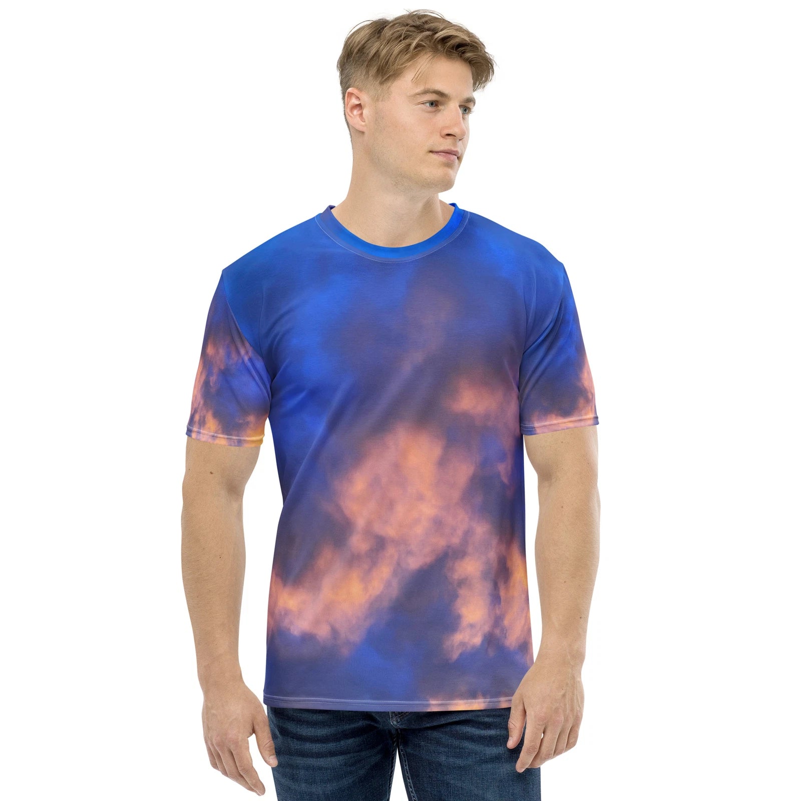 “Blue Sky Sunset” Men's Graphic t-shirt