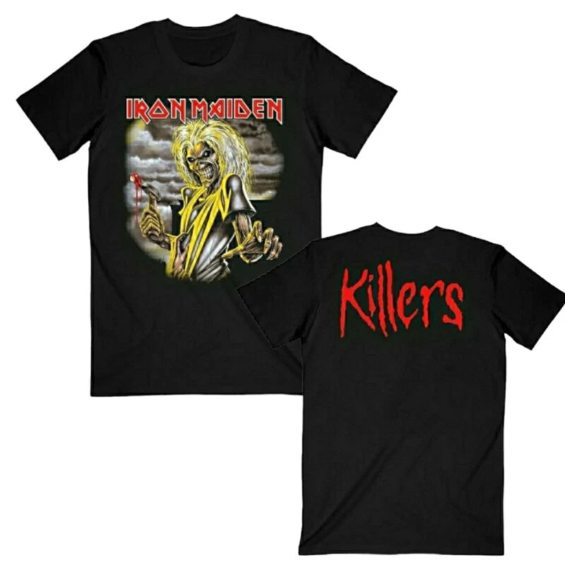 New Authentic Iron Maiden Killers Album The Trooper Heavy Metal Band T-Shirt