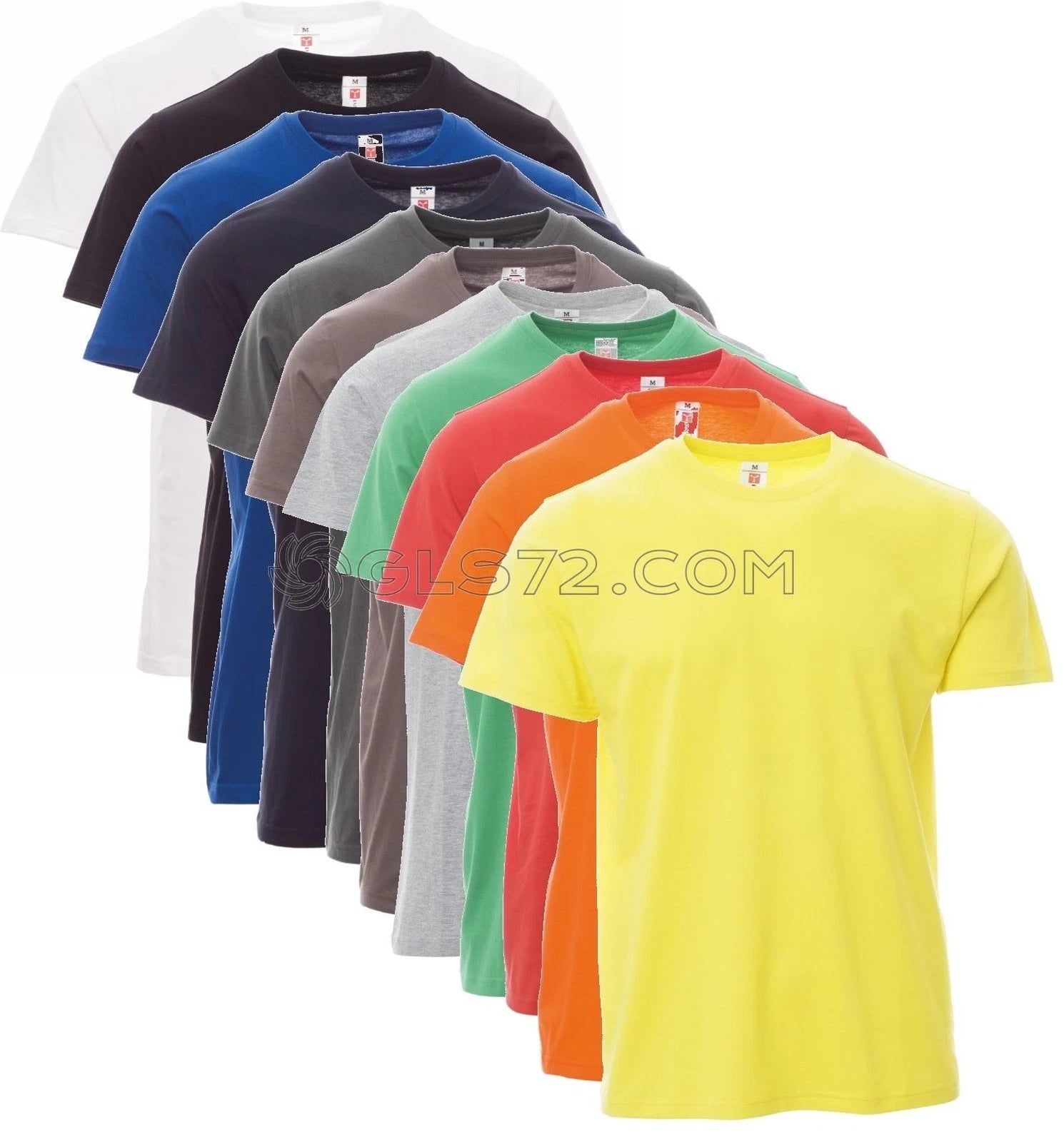MENS NEUTRAL COTTON KNIT CREW NECK SHORT SLEEVE T-SHIRT X PAYPER PRINT