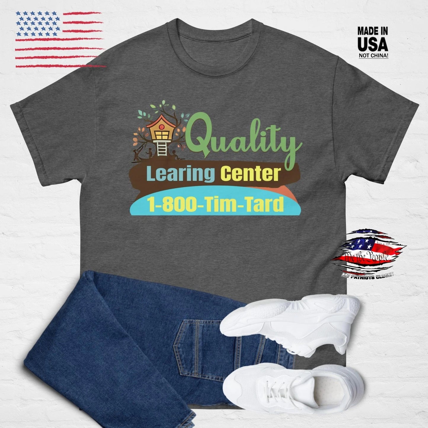 Quality“Learning”Center, Minnesota Tard Walz, Somali Fraud "Learing" T-shirt