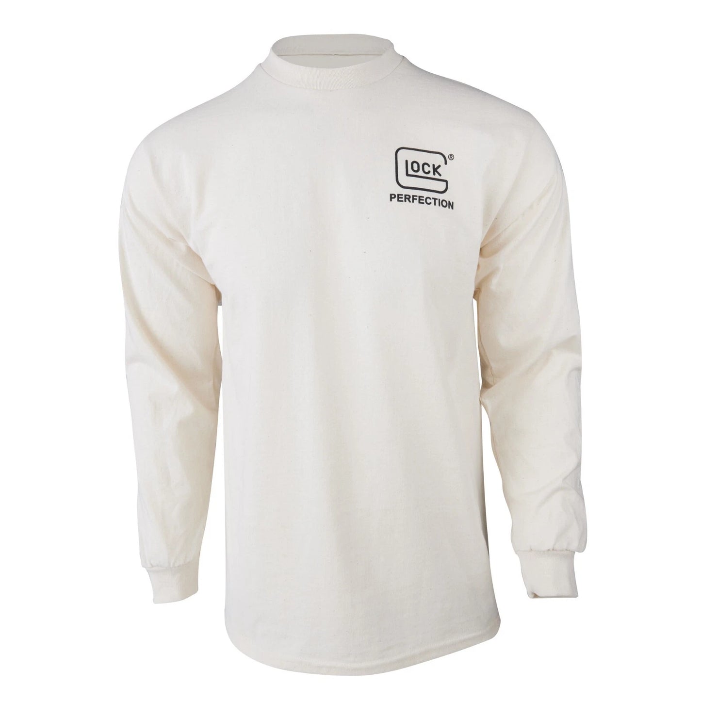 GLOCK Born In Austria Pre-Shrunk Cotton Long Sleeve- Tan