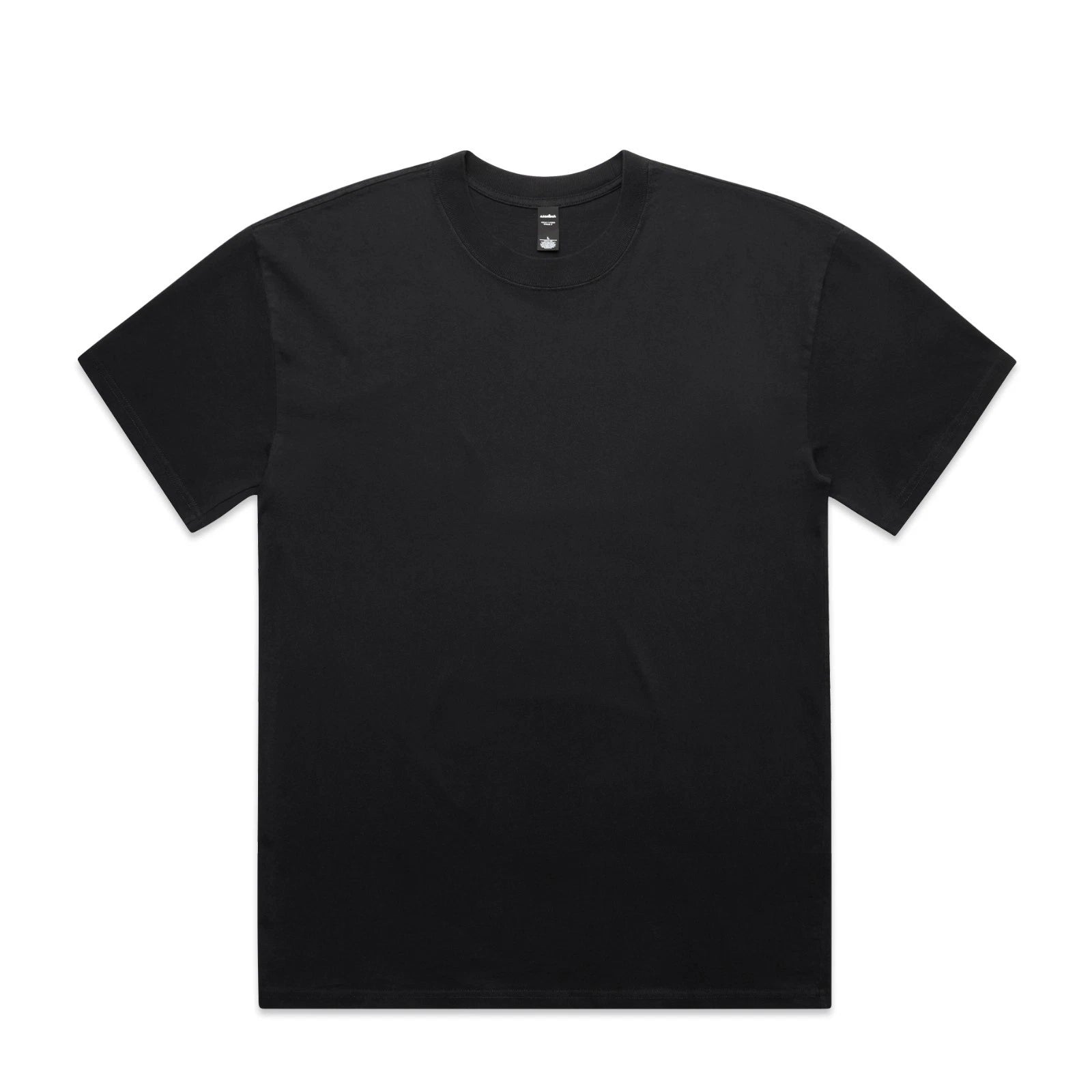 AS COLOUR HEAVY FADED MINUS BLACK TEE [2-PACK] - SMALL, BLACK