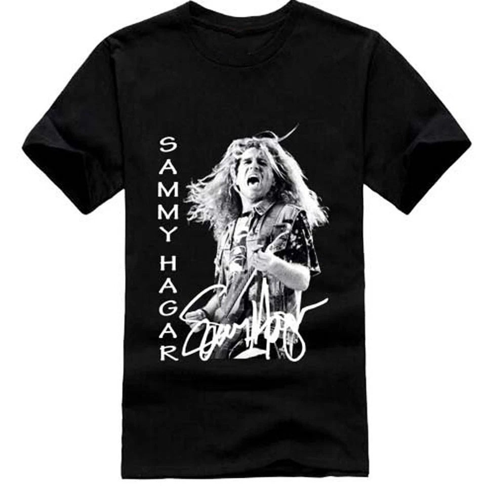 Sammy Hagar signature unisex Black T-shirt S-5XL N8663