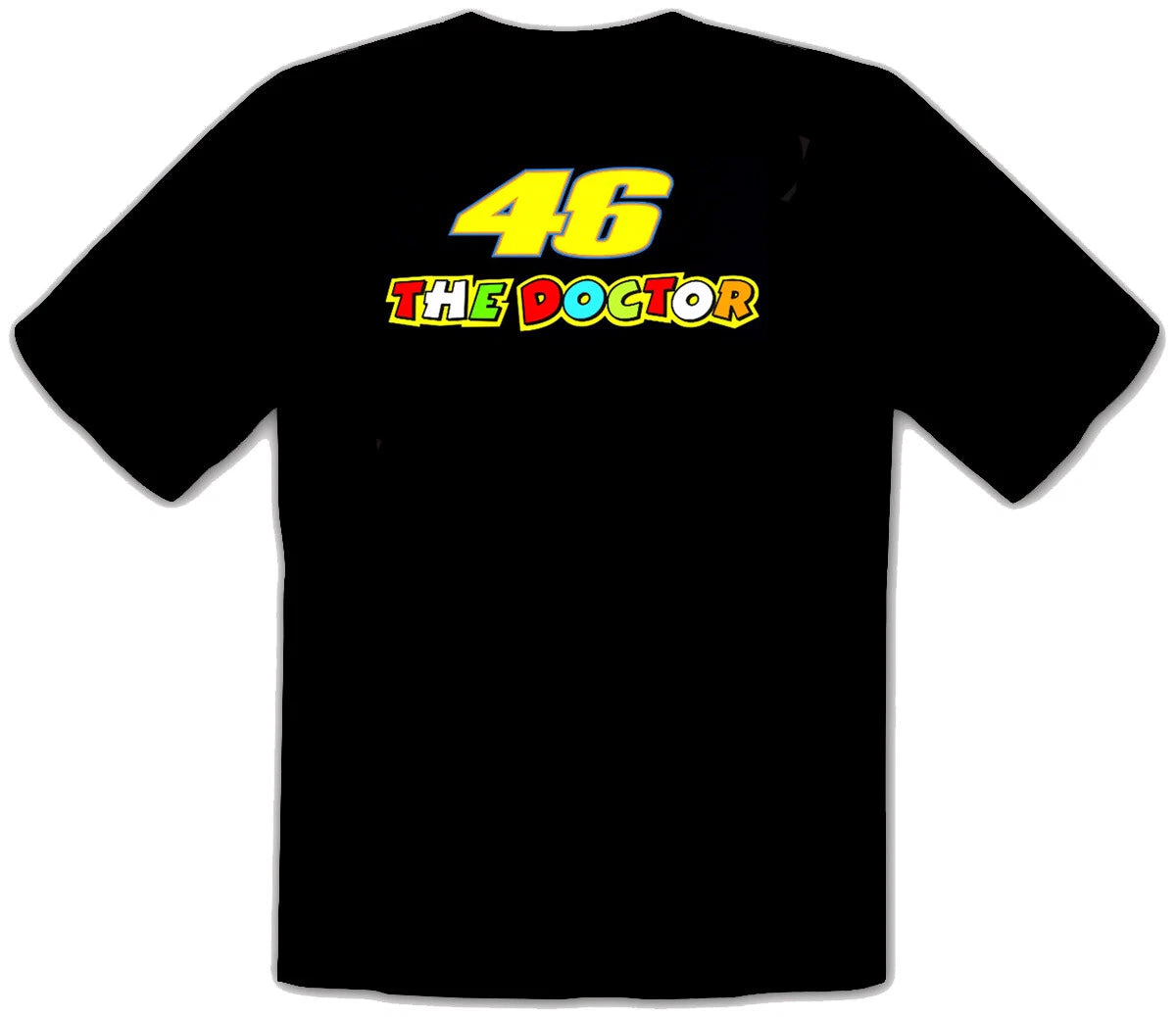 46 THE DOCTOR VALENTINO ROSSI PILOT BLACK T-SHIRT -105
