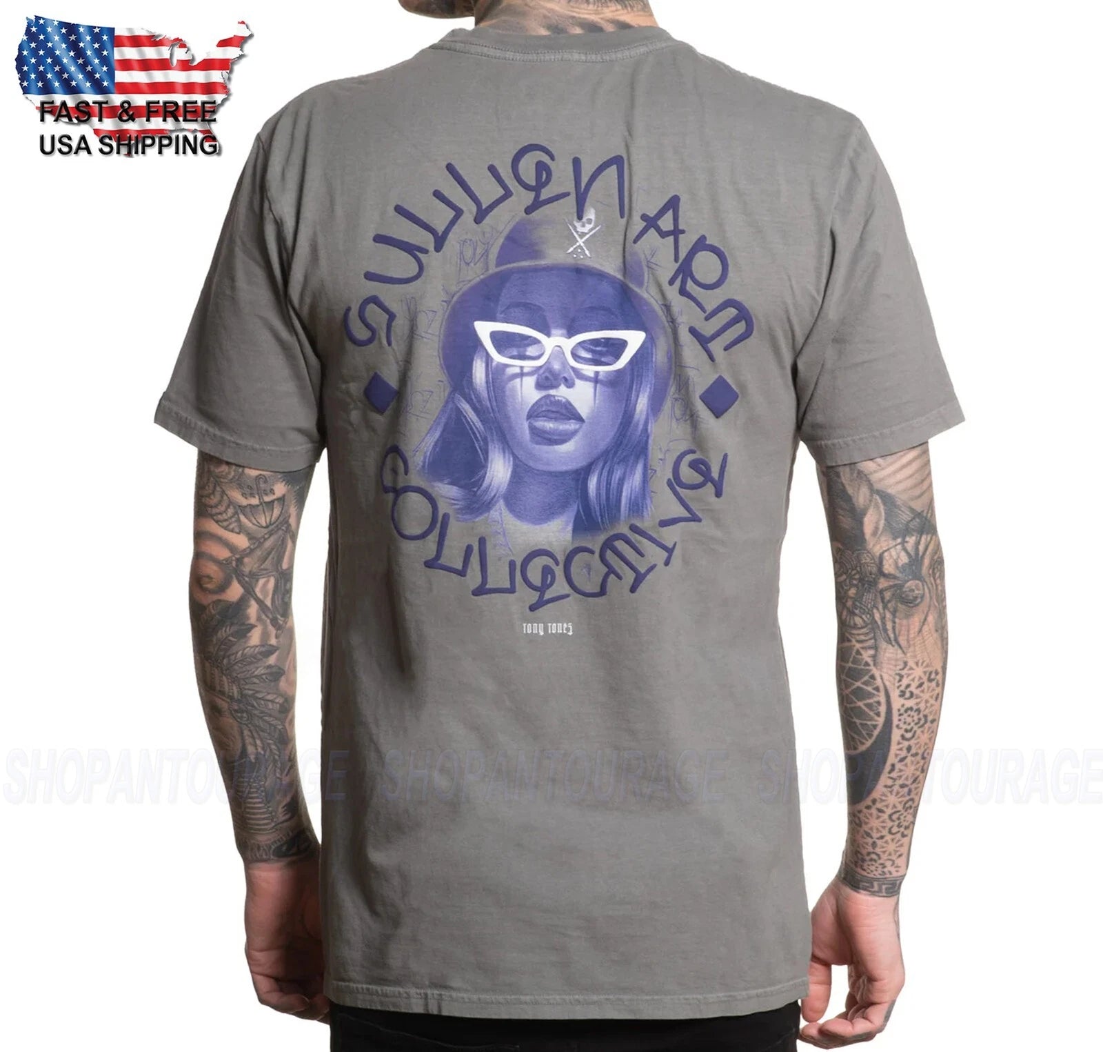 Sullen Art Collective Tony Tonez Premium SCM7335 T-Shirt For Men