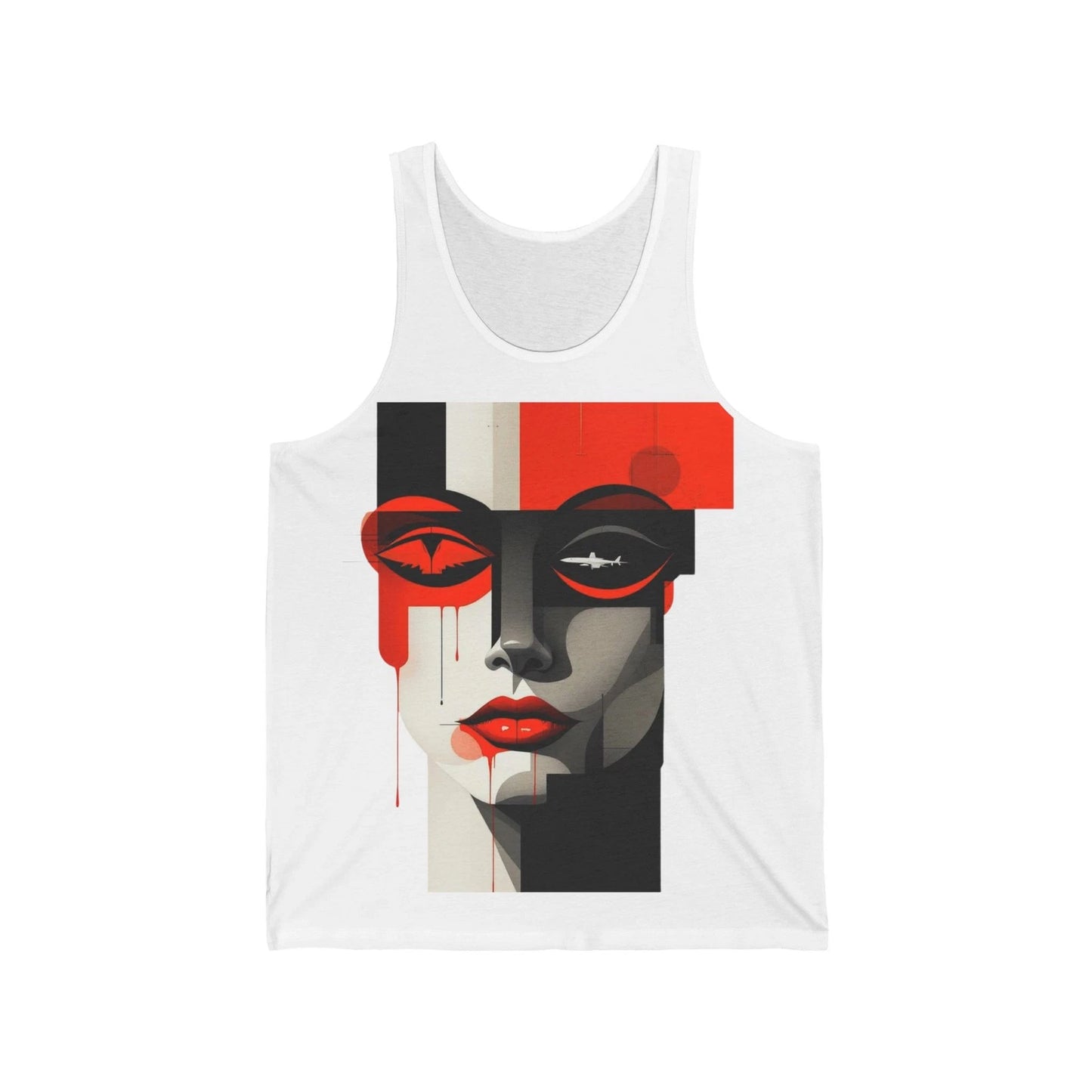designer Unisex Jersey Tank political protest illustration art