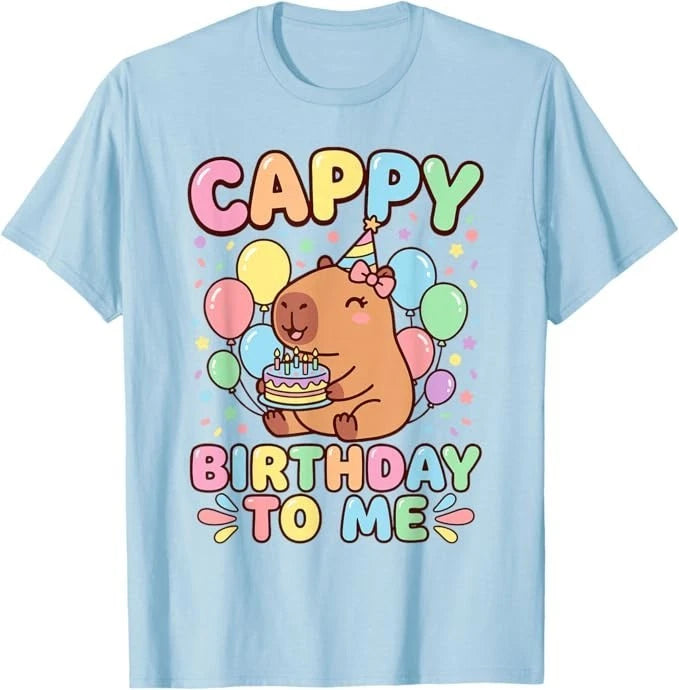 Cappy Birthday Capybara Birthday to Me T-Shirt