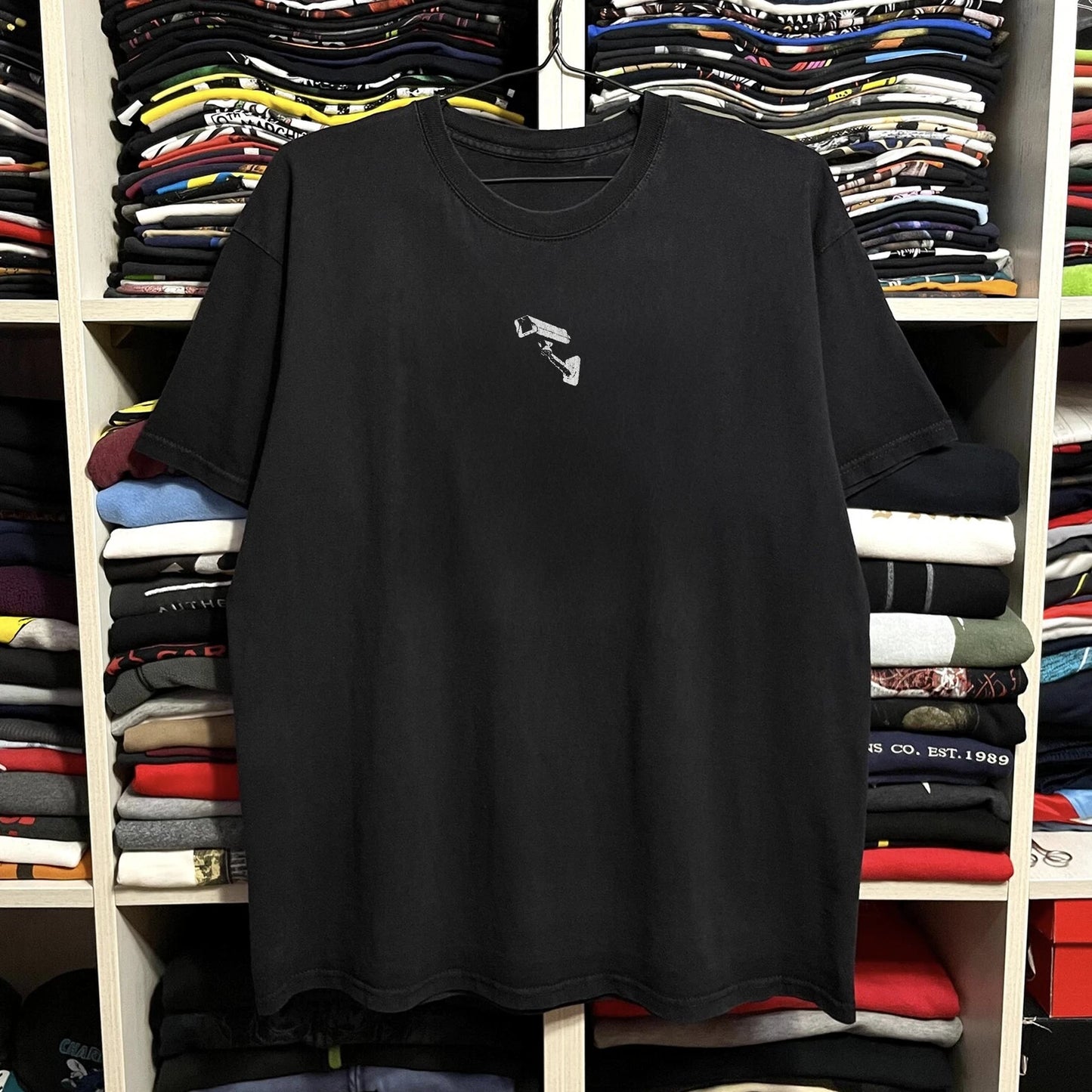 Y2k Rockstar Games Manhunt Washed T-Shirt Black L
