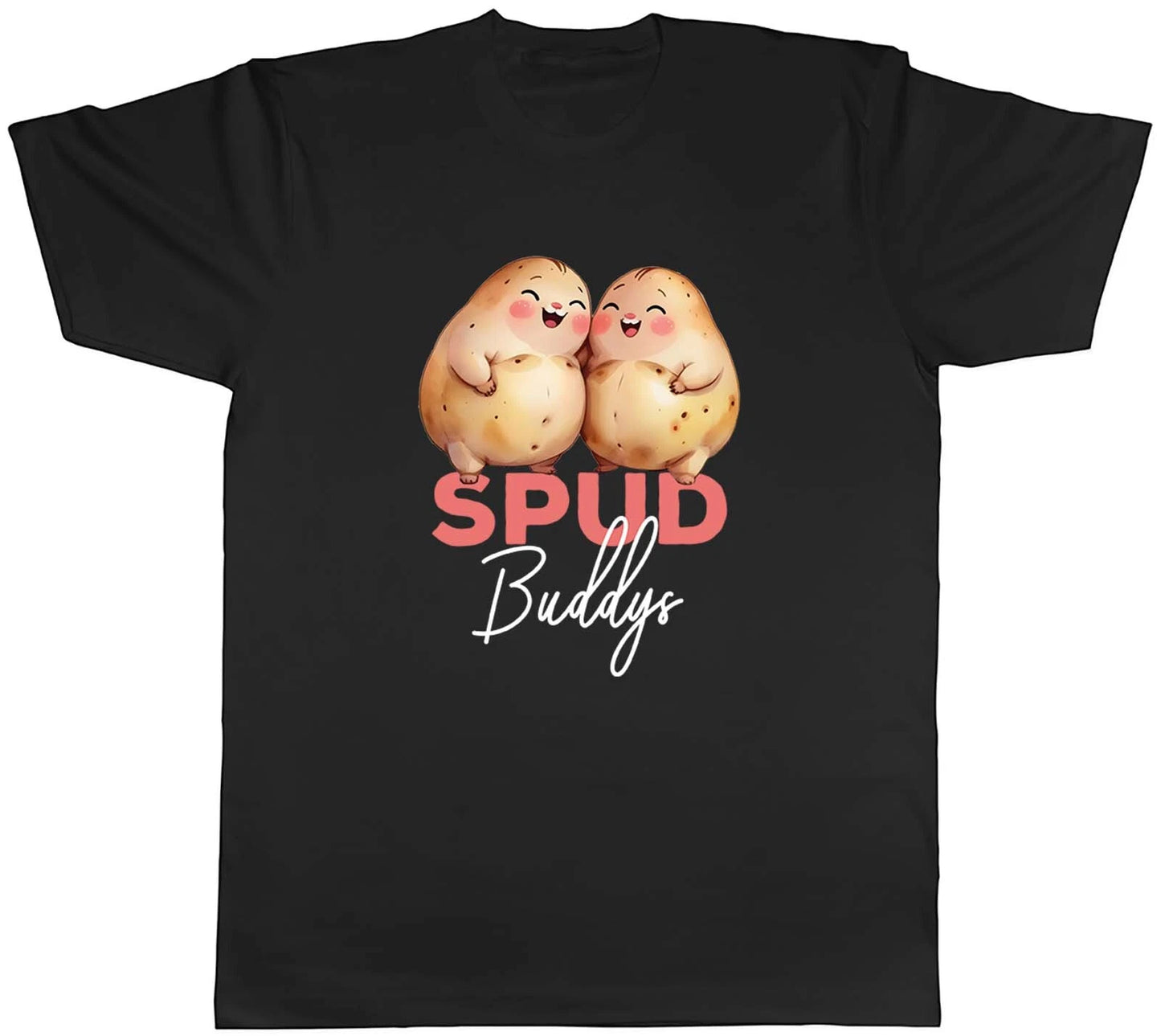 Valentines Spud Buddys Mens T-Shirt Love Romance Lovers Tee Gift