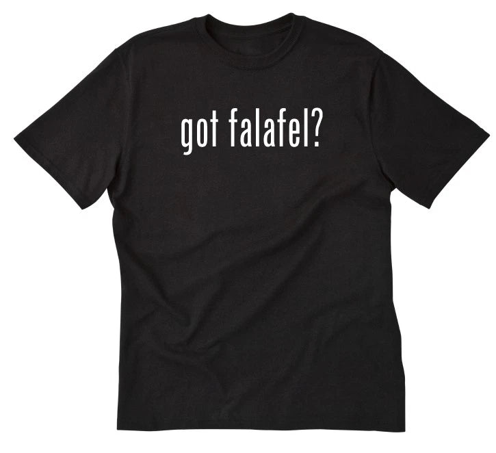 Got Falafel? T-shirt Funny Middle Eastern Food Mens Cotton Tee Shirt
