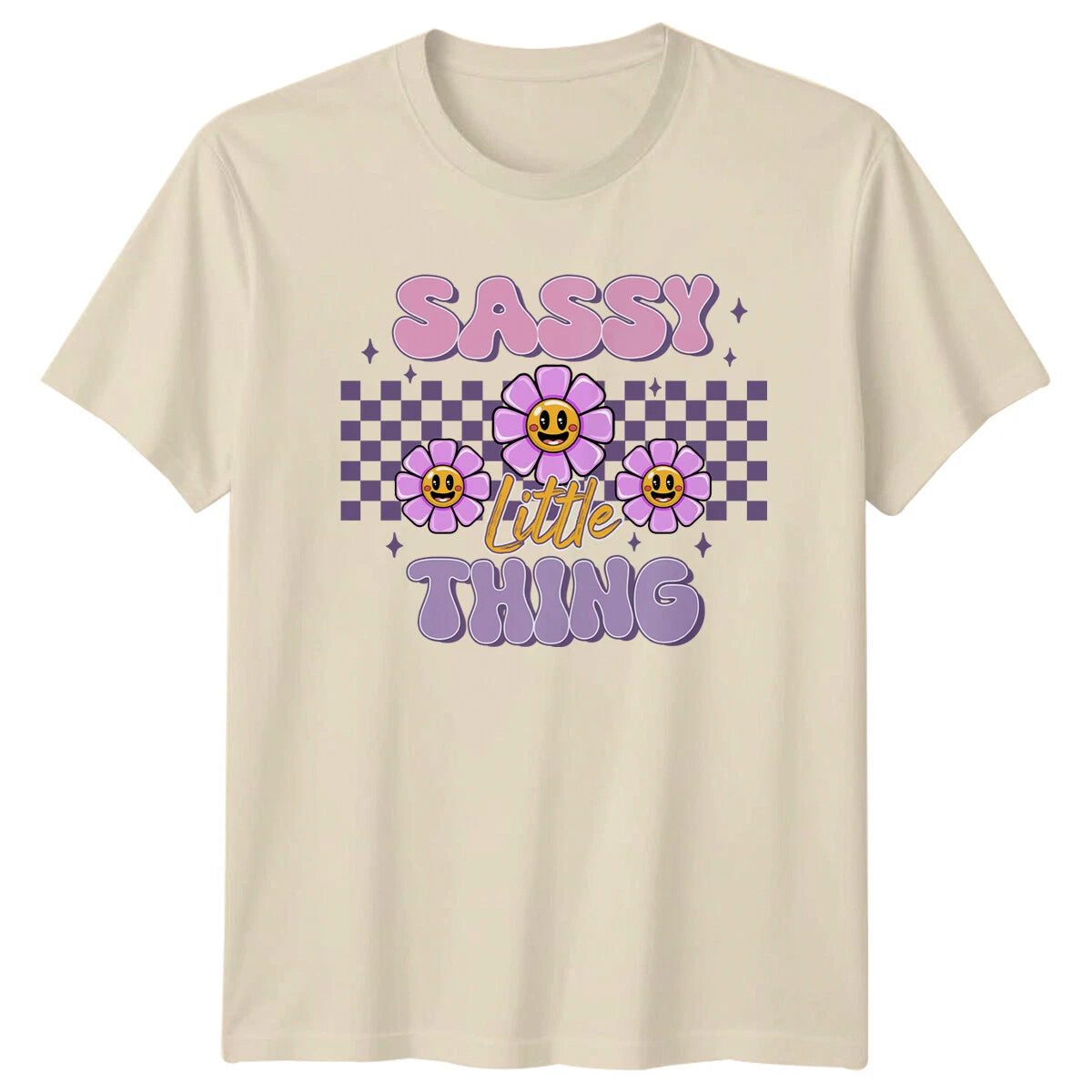 Sassy Little Thing Flower Power Aesthetic Nature T-Shirt