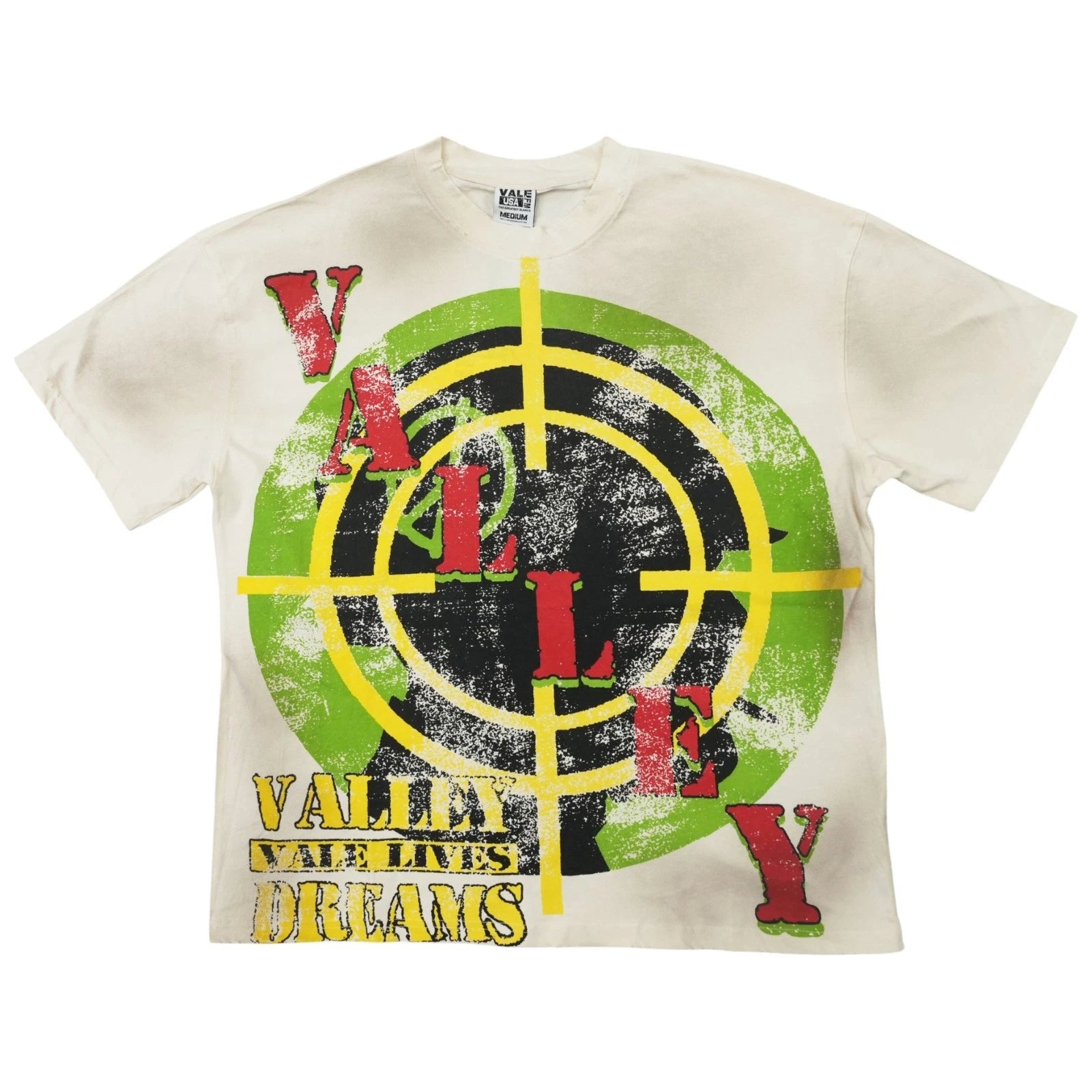 Vale Forever Target T-Shirt Vintage Cream