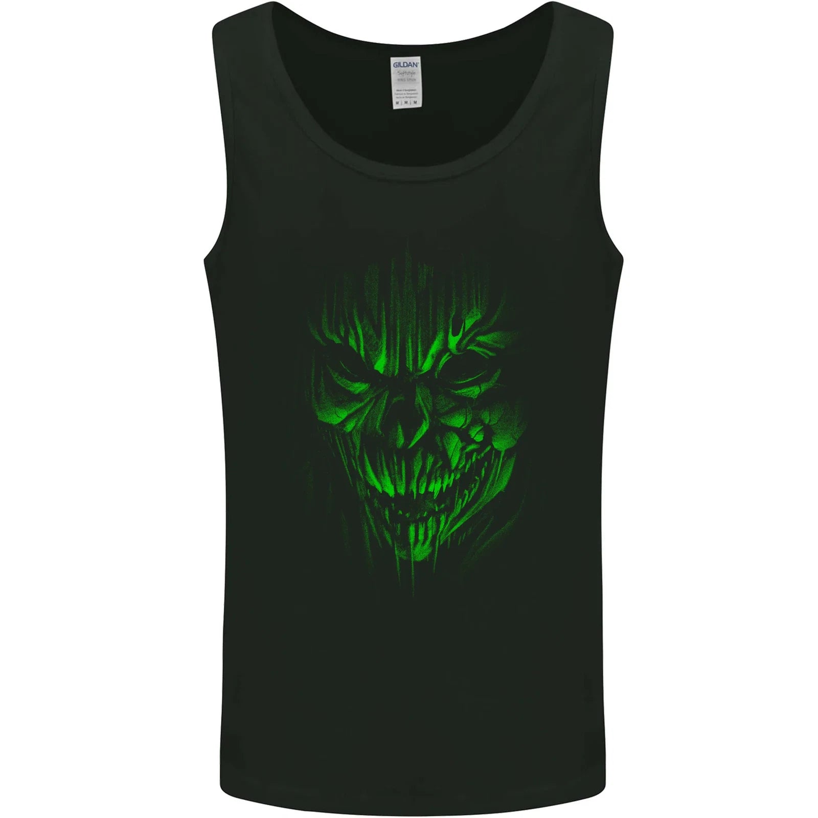 Demon Skull Devil Satan Grim Reaper Gothic Mens Vest Tank Top