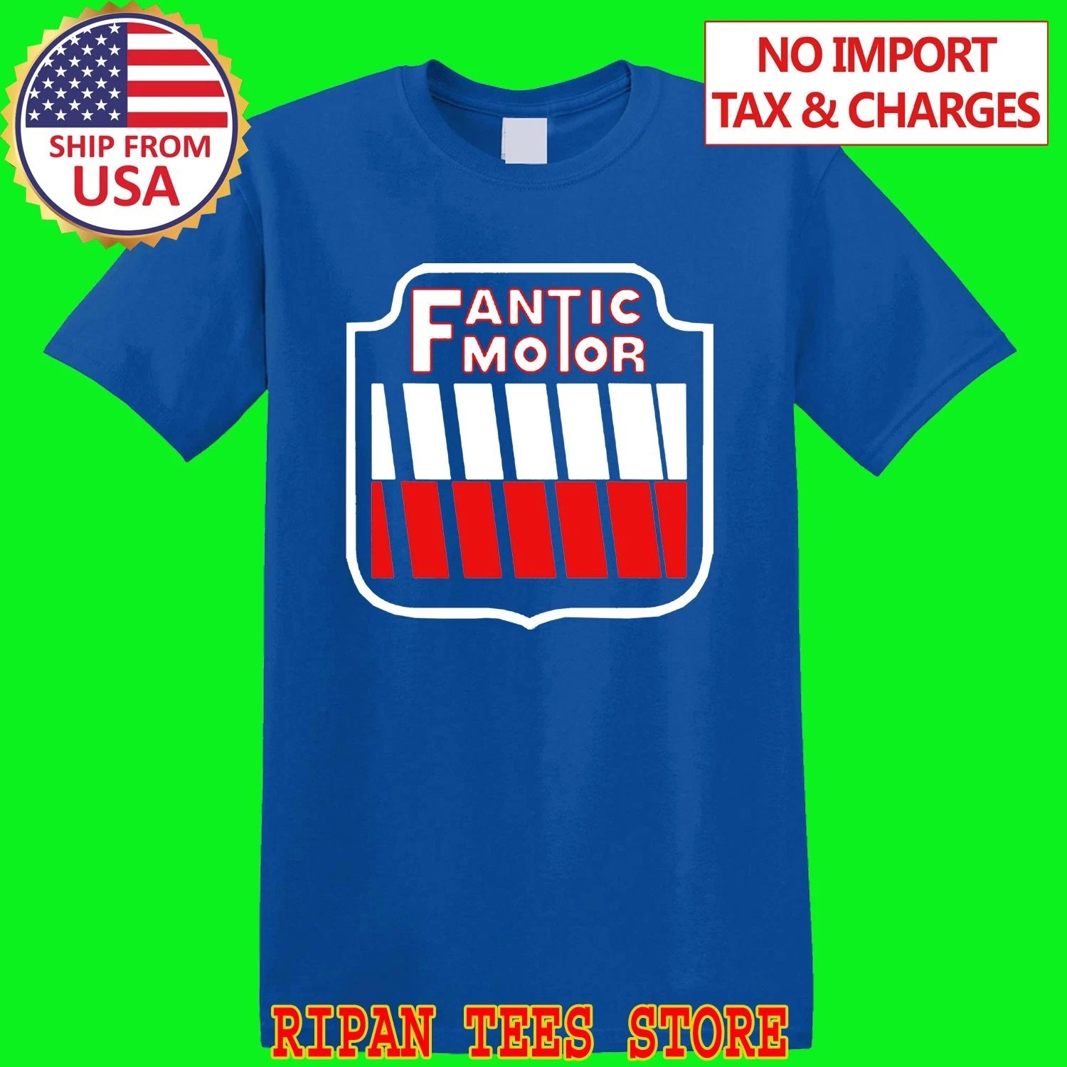 Fantic Motor Blue Size S - 5XL
