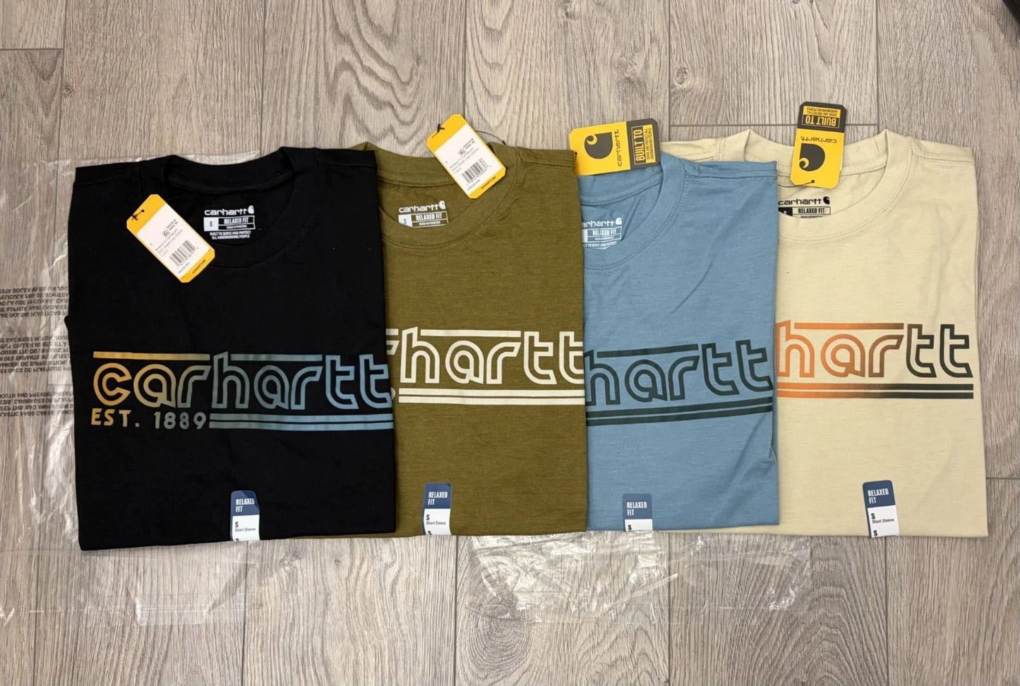 Carhartt Mens T-shirt Relaxed Fit  Short Sleeve Graphic Logo