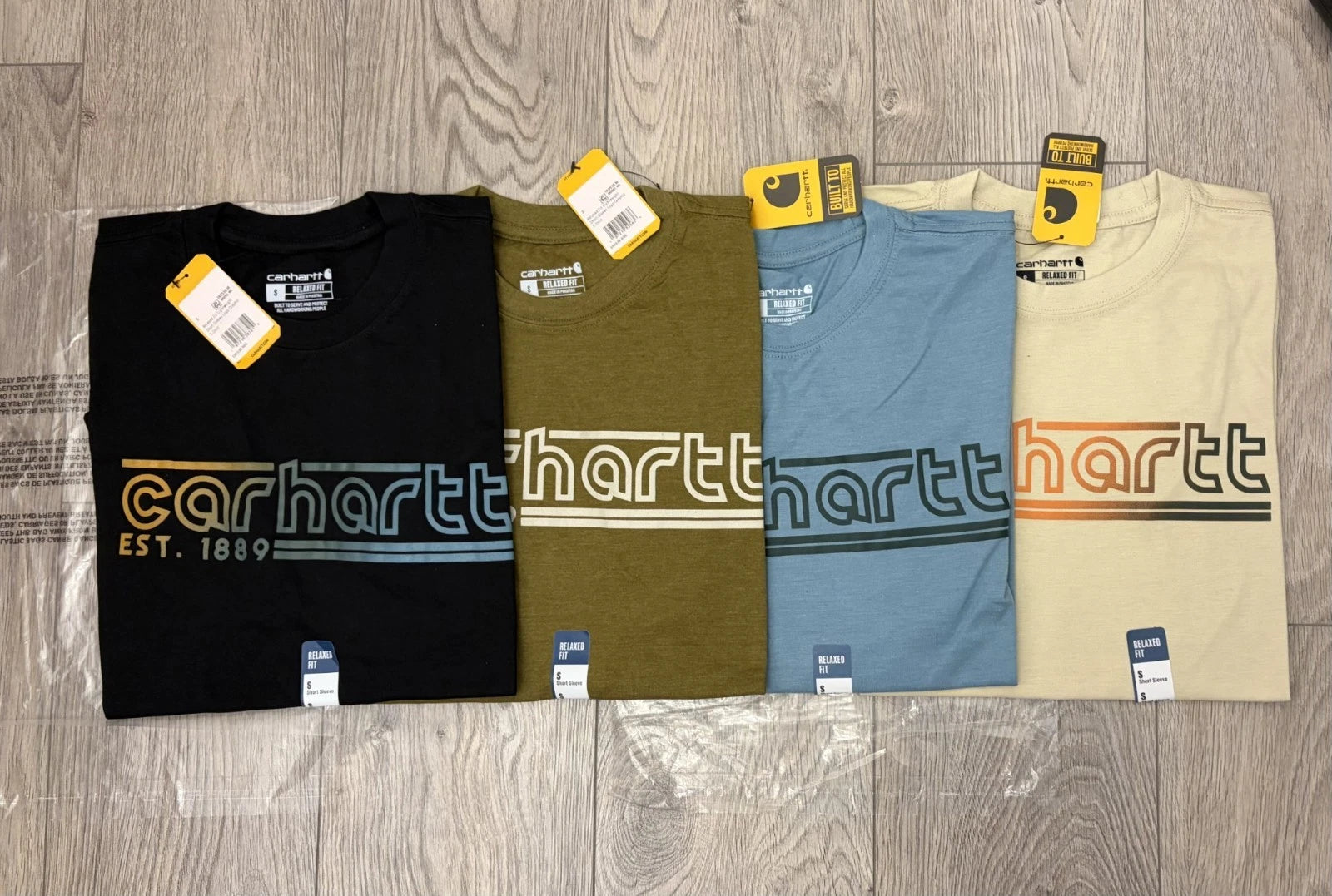 Carhartt Mens T-shirt Relaxed Fit  Short Sleeve Graphic Logo